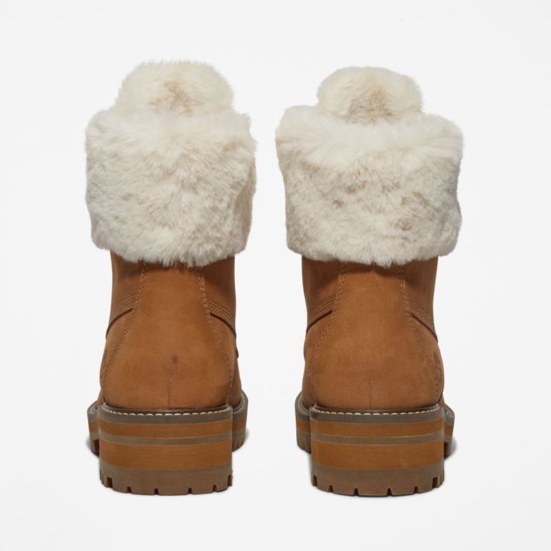 Timberland Courmayeur Valley 6-Inch Waterproof Faux-Fur Zimske Čizme Smeđe | 42109028