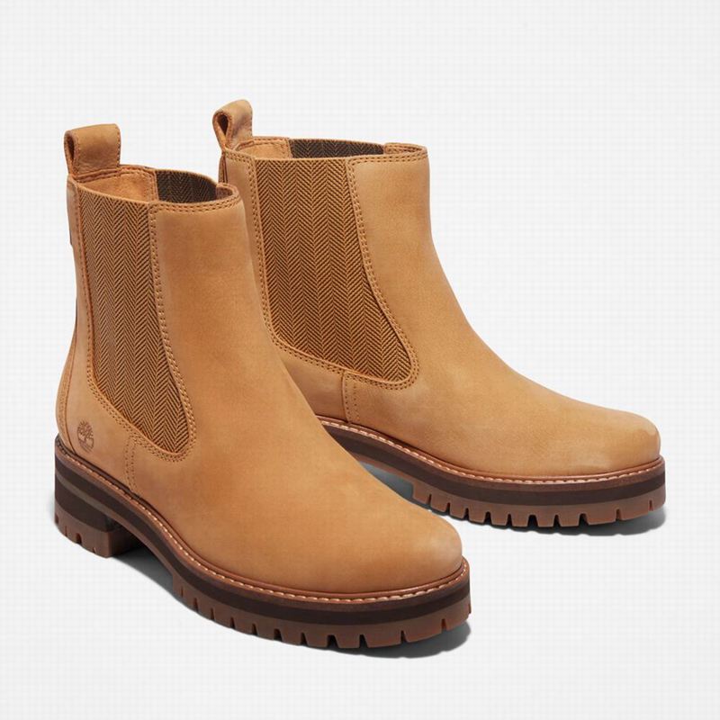 Timberland Courmayeur Valley Chelsea Čizme Žute | 18808582