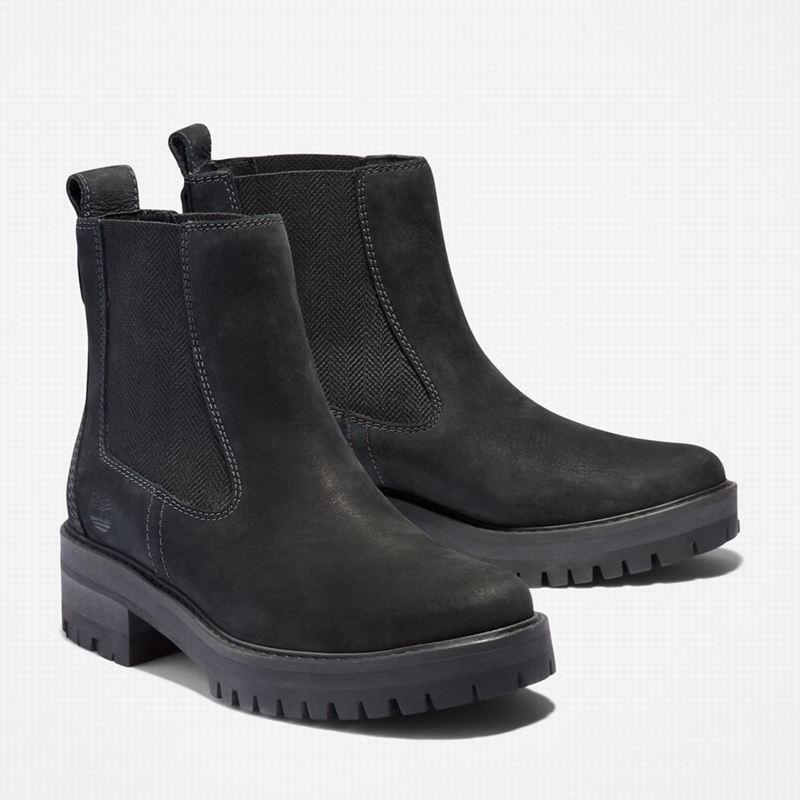 Timberland Courmayeur Valley Chelsea Čizme Crne | 2482454