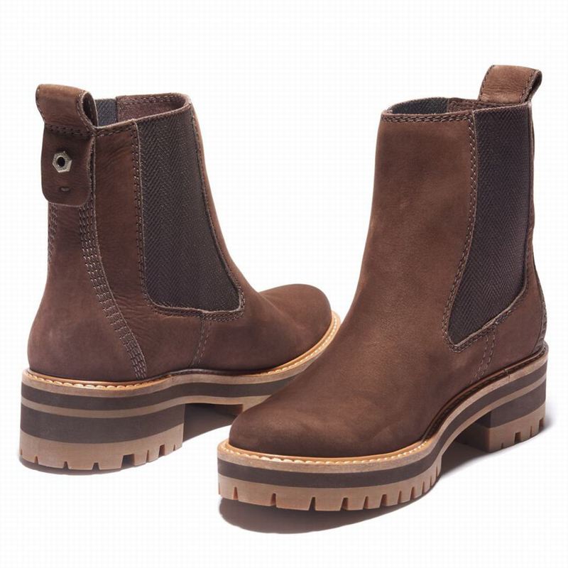 Timberland Courmayeur Valley Chelsea Čizme Smeđe | 77130493