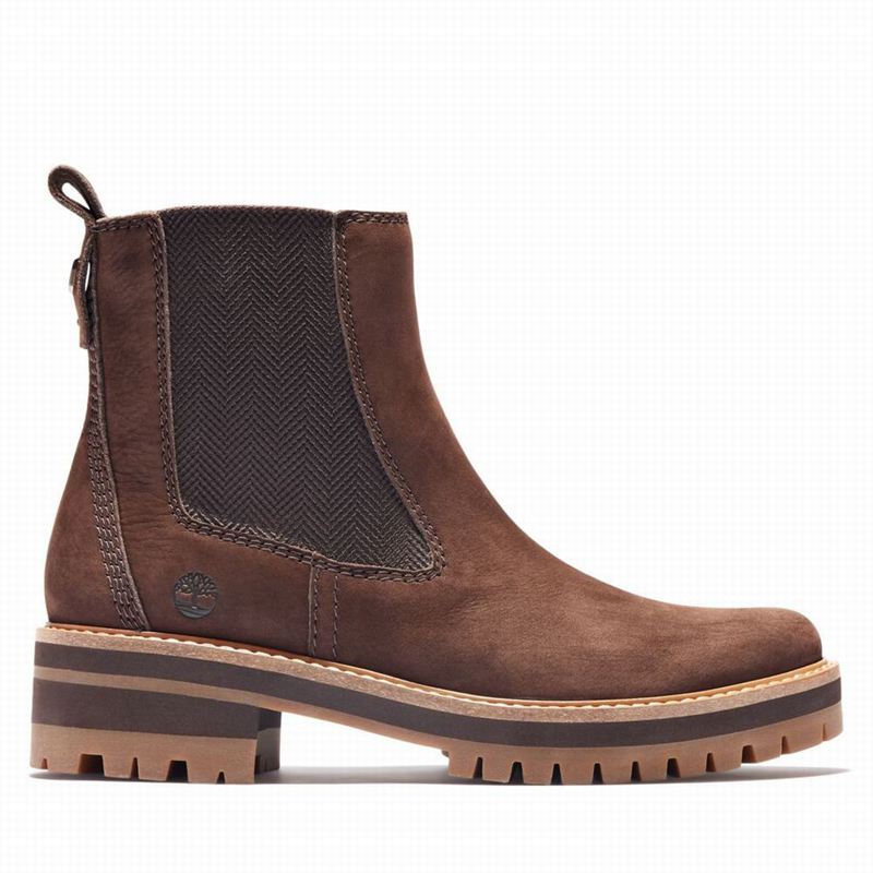 Timberland Courmayeur Valley Chelsea Čizme Smeđe | 77130493