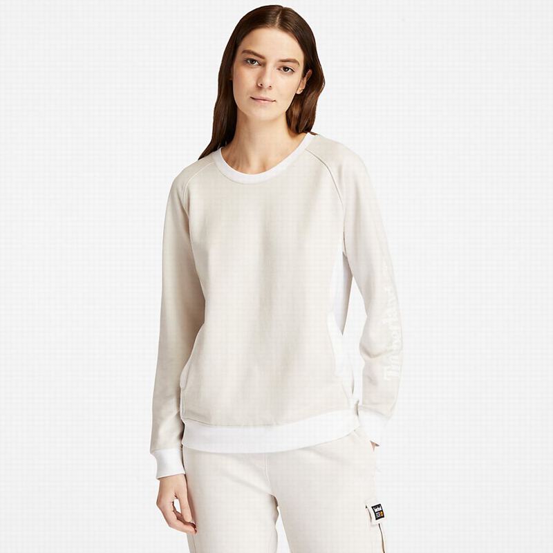 Timberland Crewneck Dukserice Bijele | 42031197