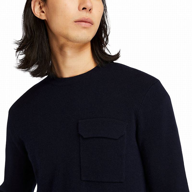 Timberland Crewneck Pocket Skakači Tamnoplave | 9939074