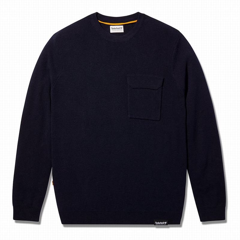 Timberland Crewneck Pocket Skakači Tamnoplave | 9939074