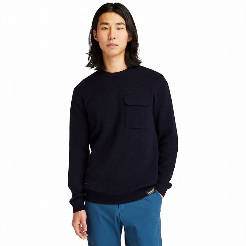 Timberland Crewneck Pocket Skakači Tamnoplave | 9939074