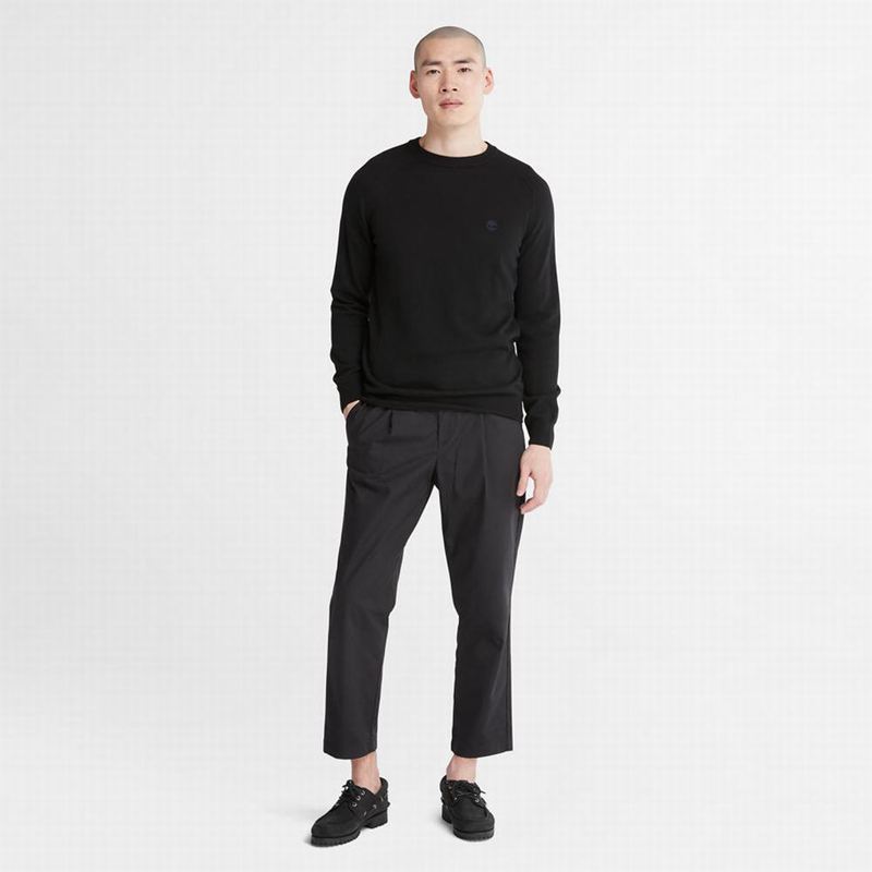 Timberland Crewneck Raglan Skakači Crne | 94151508