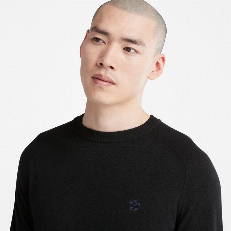 Timberland Crewneck Raglan Skakači Crne | 94151508