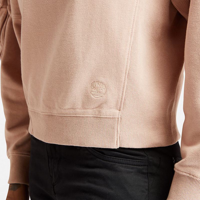 Timberland Cropped Cargo Dukserice Roze | 23169136