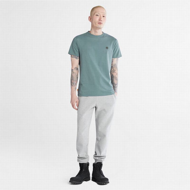 Timberland Cropped Logo Majice Sive | 87080928
