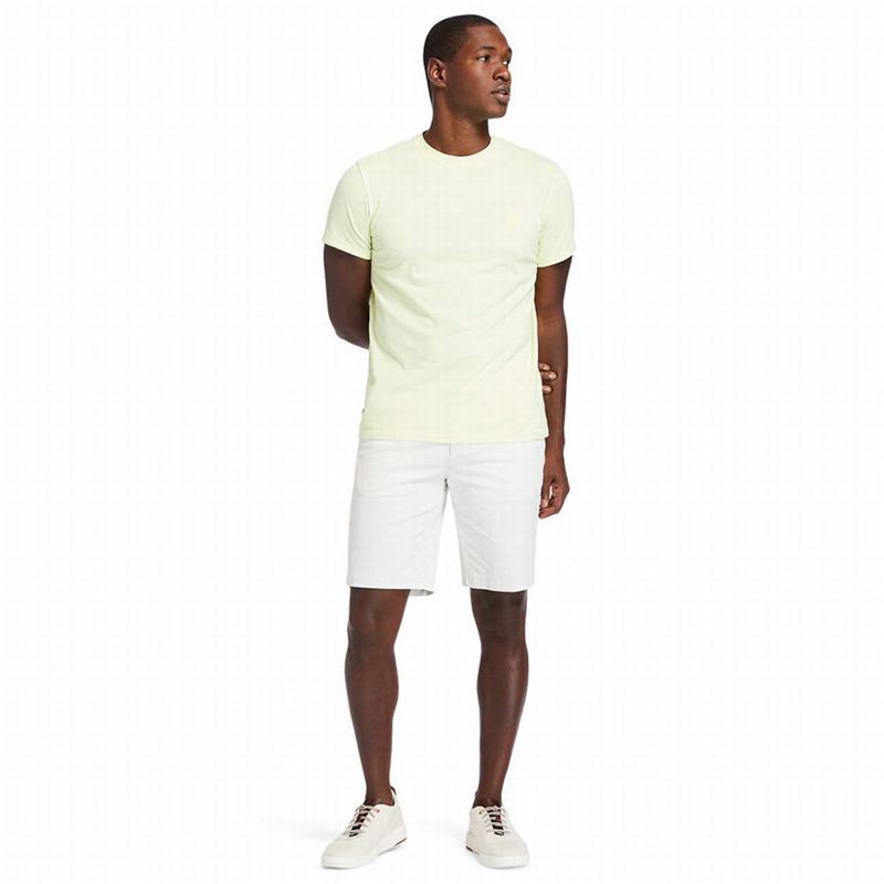 Timberland Cropped Logo Majice Žute | 88740348