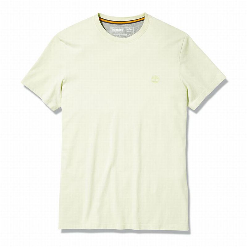 Timberland Cropped Logo Majice Žute | 88740348