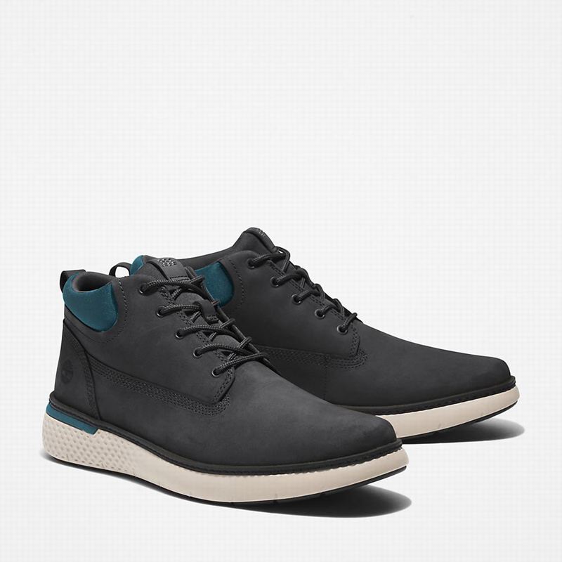 Timberland Cross Mark Chukka Čizme Crne | 28979127