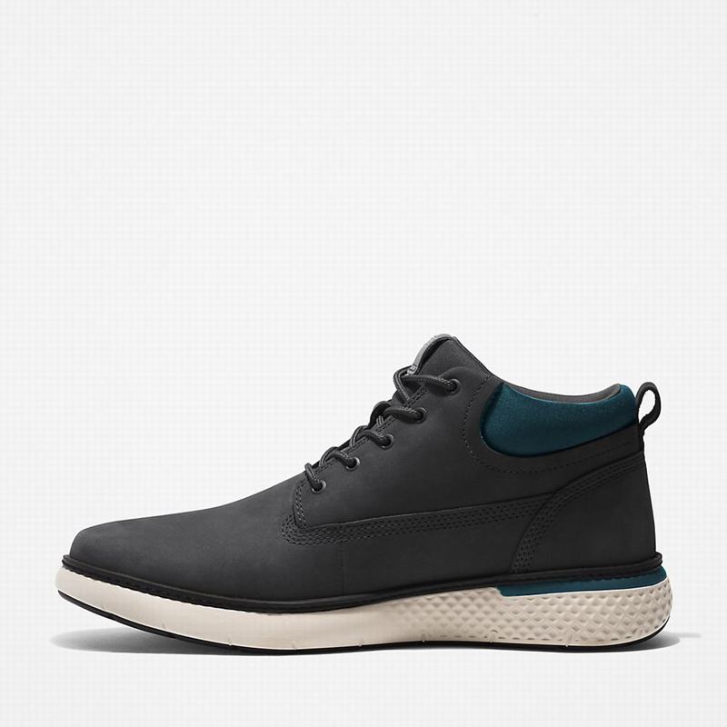 Timberland Cross Mark Chukka Čizme Crne | 28979127