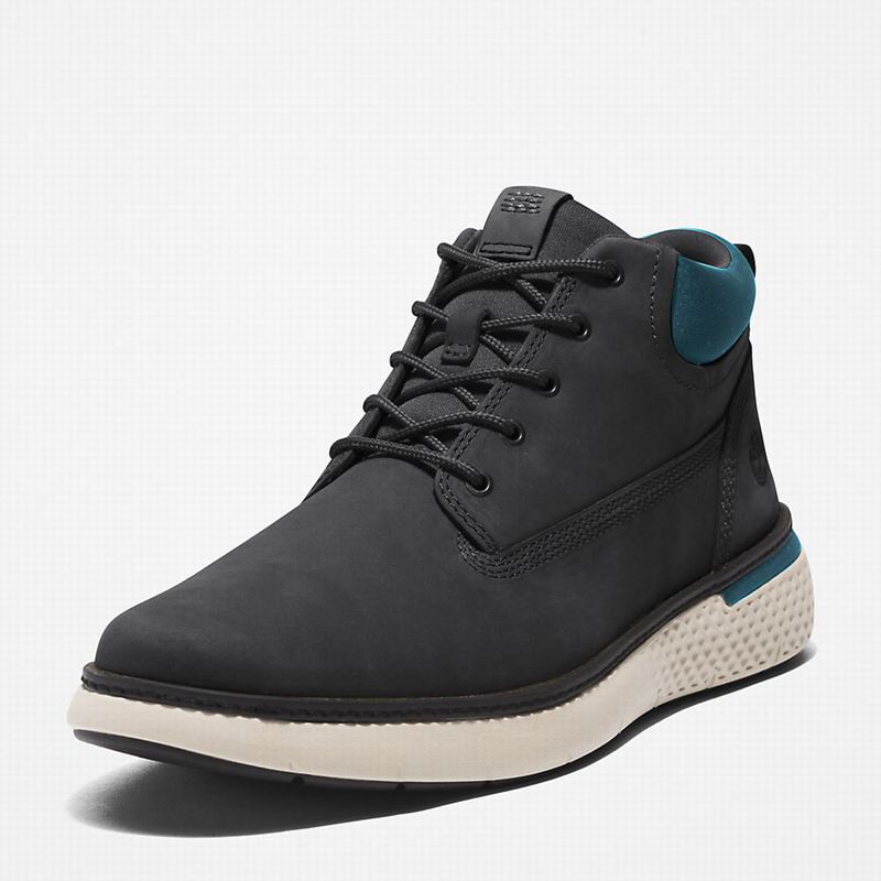 Timberland Cross Mark Chukka Čizme Crne | 28979127