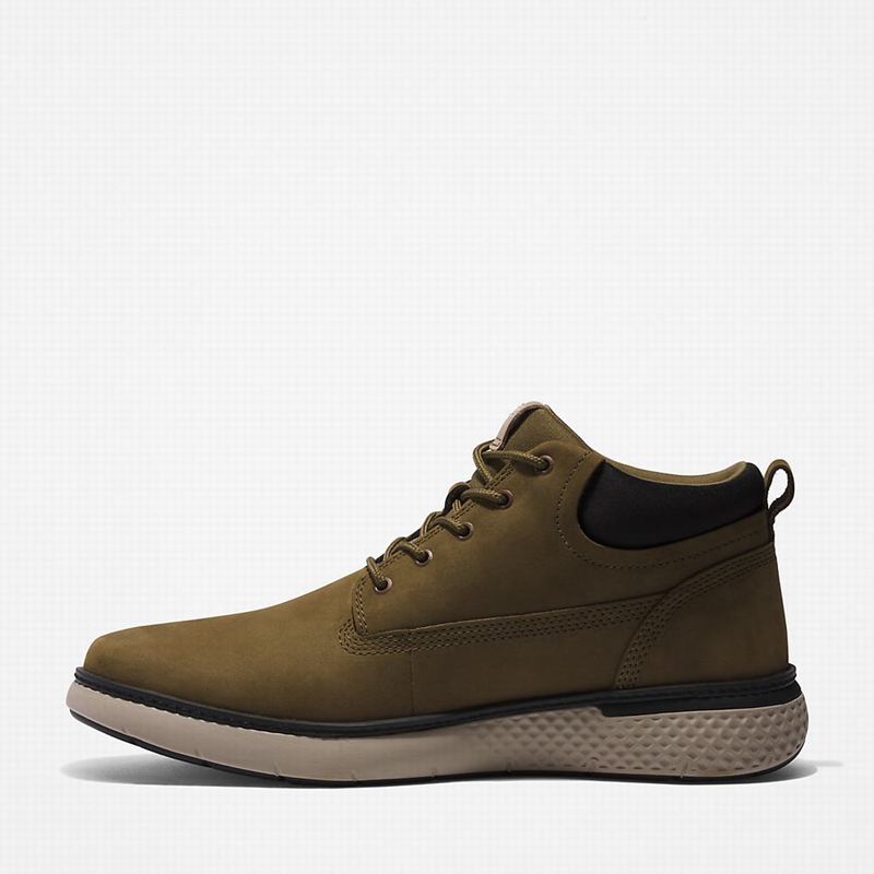 Timberland Cross Mark Chukka Čizme Maslinasto Zelene | 58355874