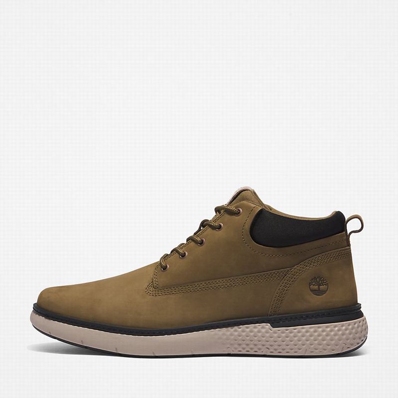 Timberland Cross Mark Chukka Čizme Maslinasto Zelene | 58355874