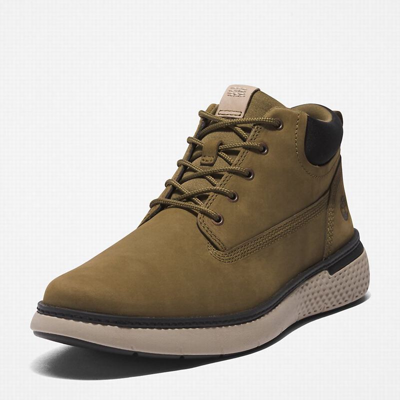 Timberland Cross Mark Chukka Čizme Maslinasto Zelene | 58355874