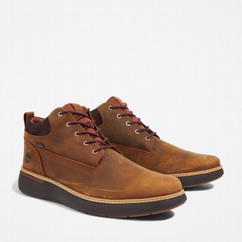 Timberland Cross Mark Gore-Tex Chukka Čizme Smeđe | 53257751