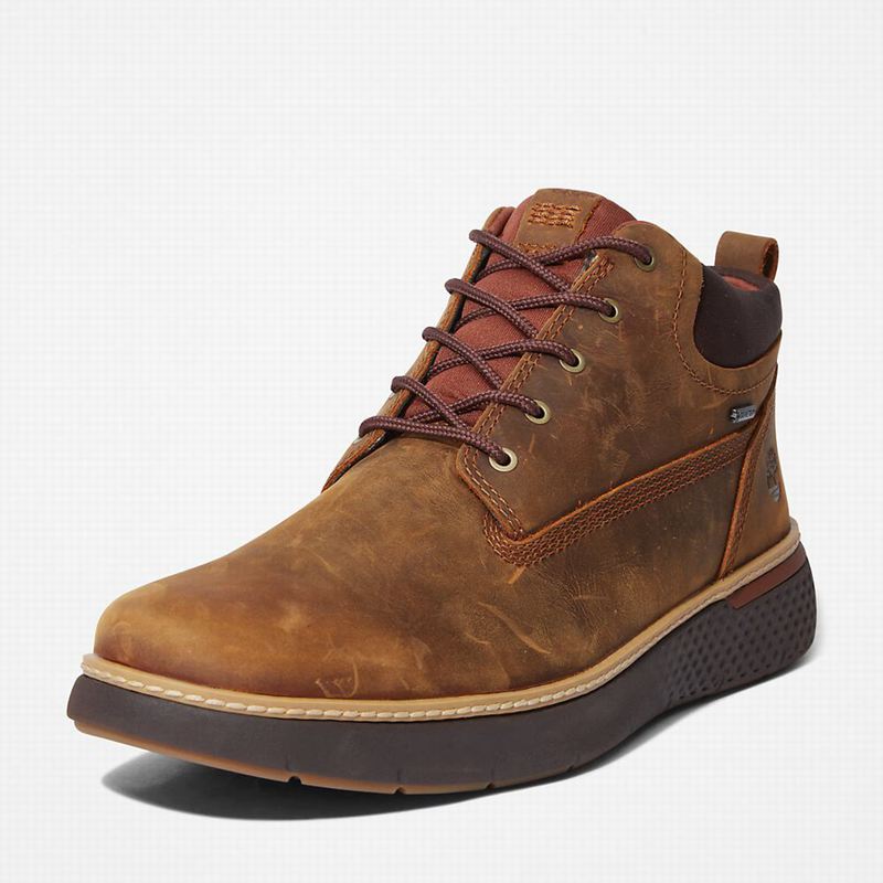 Timberland Cross Mark Gore-Tex Chukka Čizme Smeđe | 53257751
