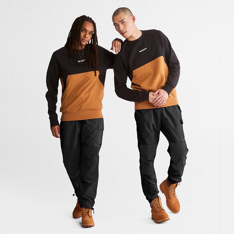 Timberland Cut-and-sew Dukserice Crne | 51328459