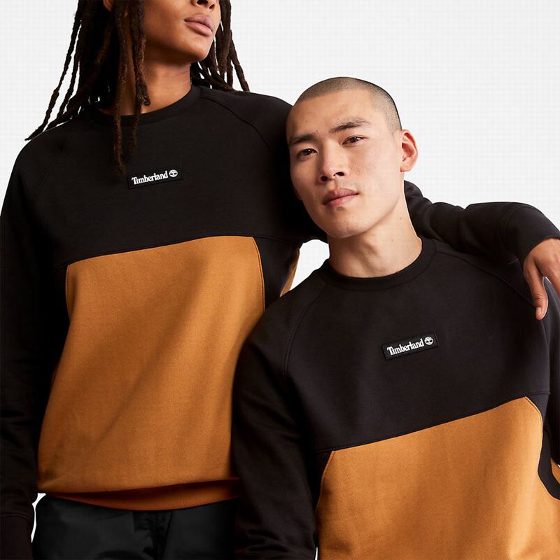 Timberland Cut-and-sew Dukserice Crne | 51328459