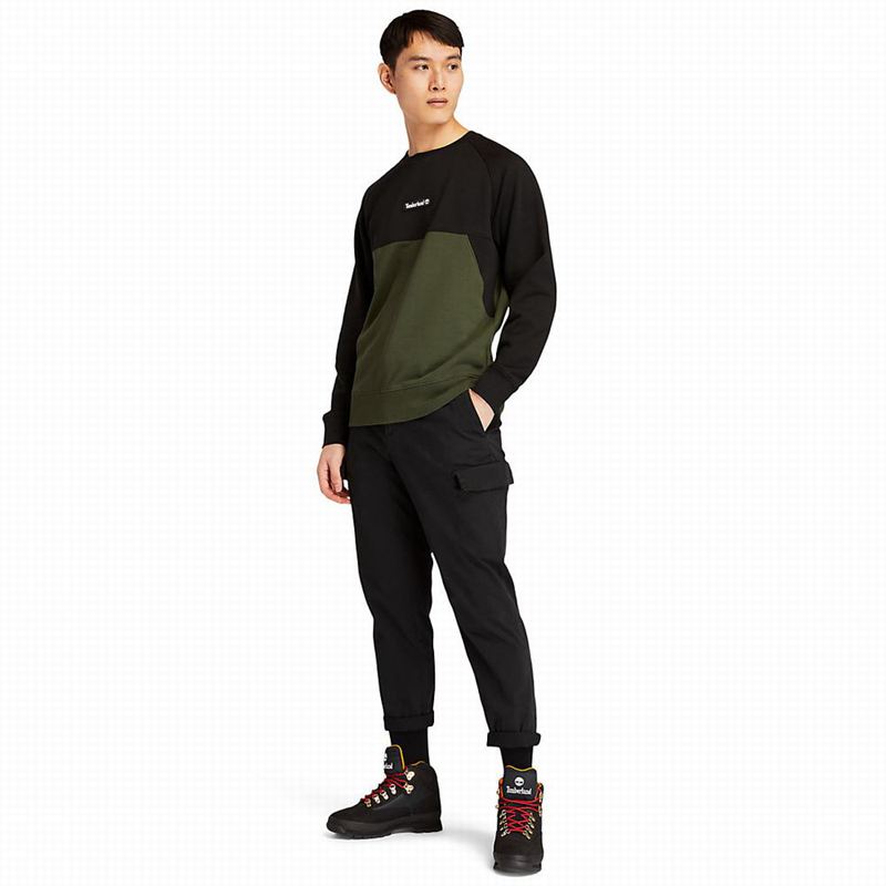 Timberland Cut-and-sew Dukserice Maslinasto Zelene | 16329803