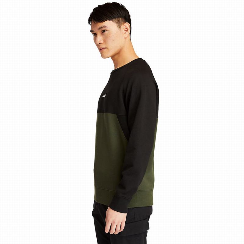 Timberland Cut-and-sew Dukserice Maslinasto Zelene | 44043209