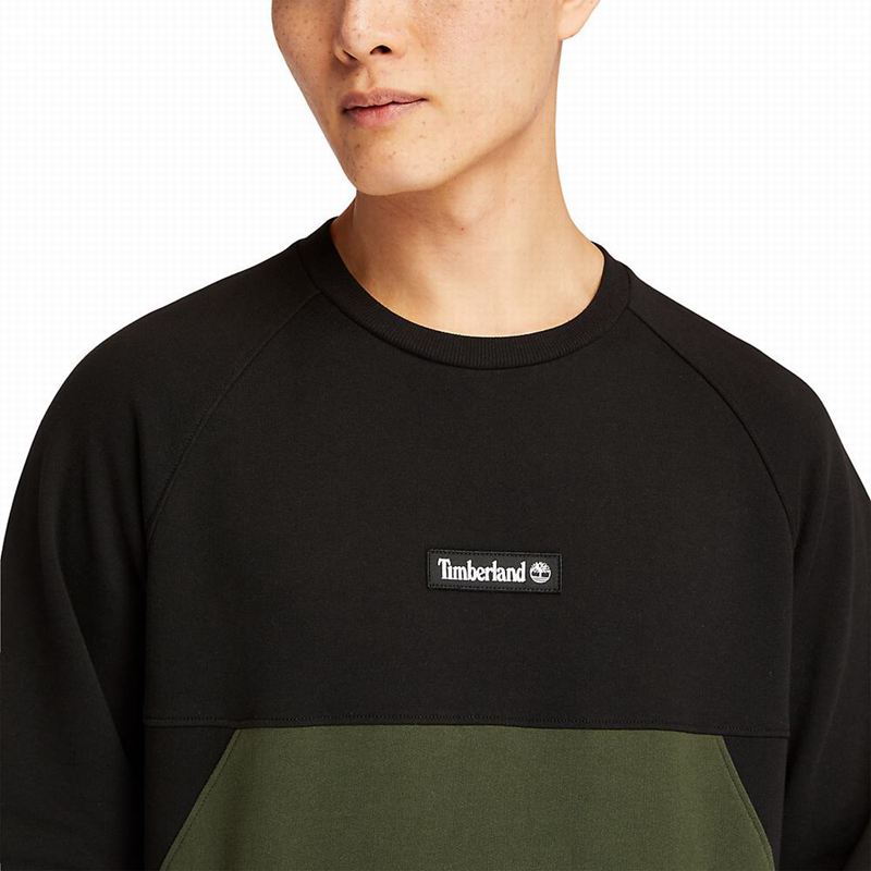 Timberland Cut-and-sew Dukserice Maslinasto Zelene | 44043209