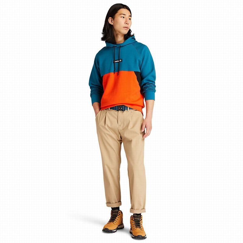 Timberland Cut-and-sew Majica S Kapuljačom Tirkizne | 39069643