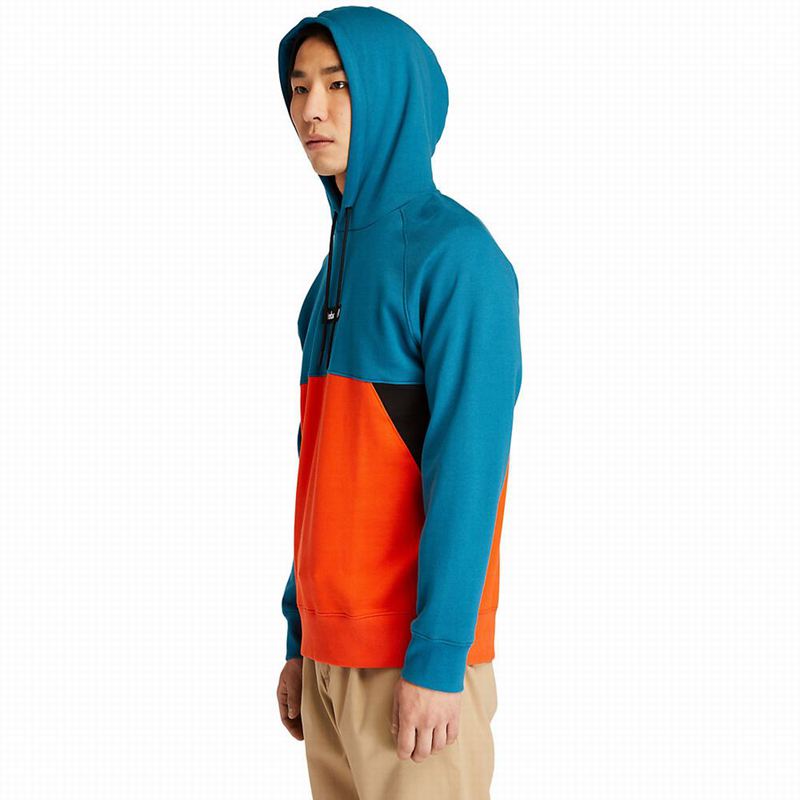 Timberland Cut-and-sew Majica S Kapuljačom Tirkizne | 39069643