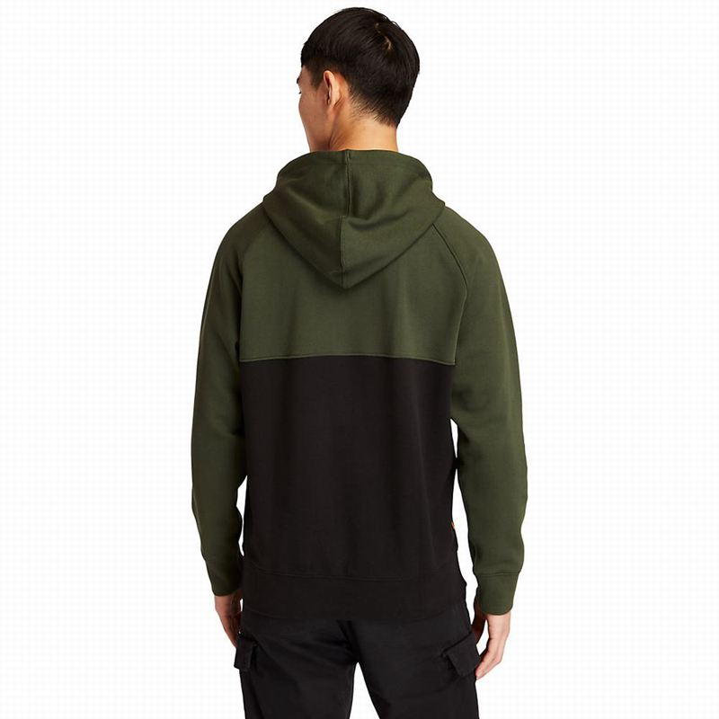 Timberland Cut-and-sew Majica S Kapuljačom Maslinasto Zelene | 46873784