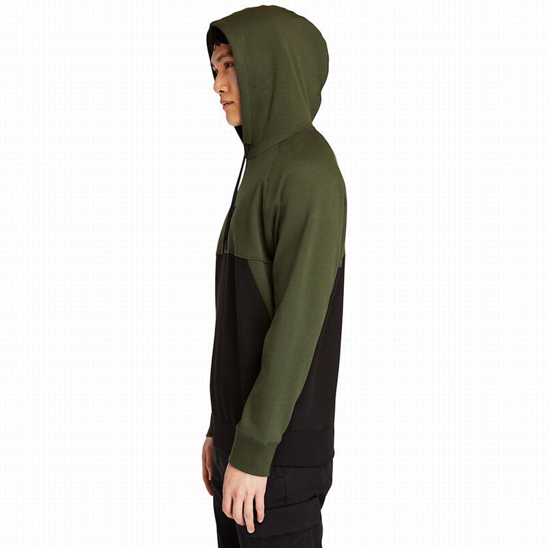 Timberland Cut-and-sew Majica S Kapuljačom Maslinasto Zelene | 46873784