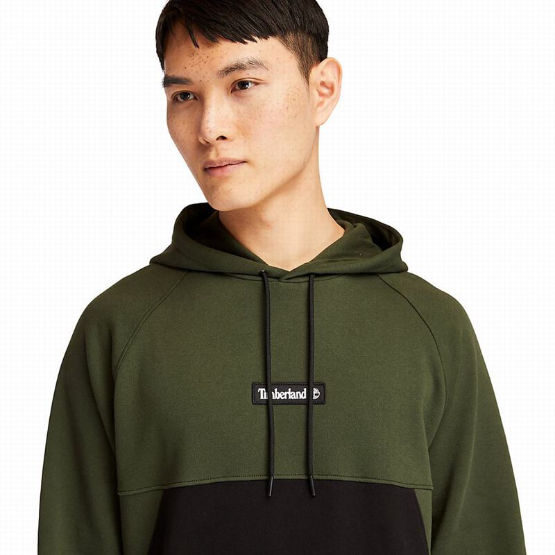 Timberland Cut-and-sew Majica S Kapuljačom Maslinasto Zelene | 46873784
