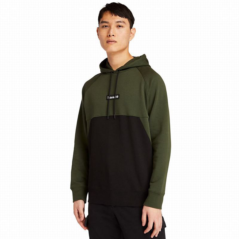 Timberland Cut-and-sew Majica S Kapuljačom Maslinasto Zelene | 46873784