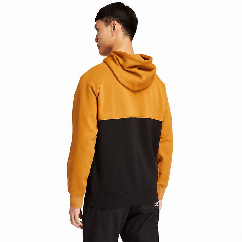 Timberland Cut-and-sew Majica S Kapuljačom Žute | 7566315