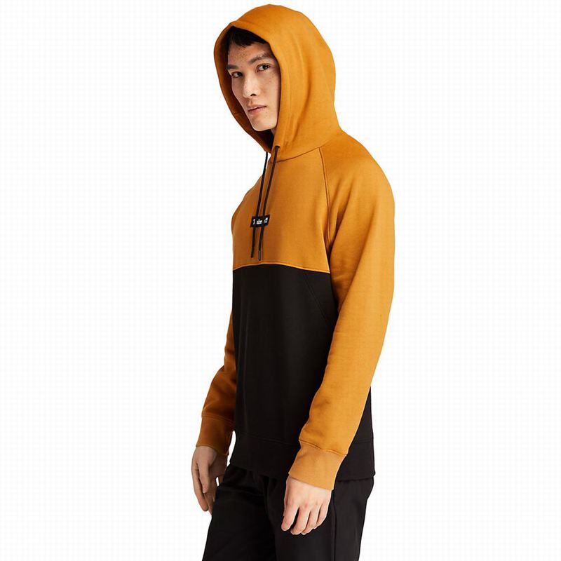 Timberland Cut-and-sew Majica S Kapuljačom Žute | 7566315