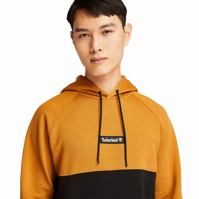 Timberland Cut-and-sew Majica S Kapuljačom Žute | 7566315