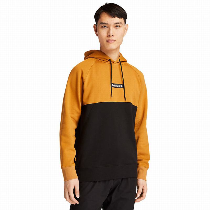 Timberland Cut-and-sew Majica S Kapuljačom Žute | 7566315