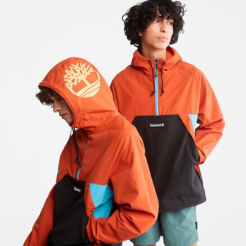 Timberland DWR Zip-Neck Vjetrovka Narančaste | 39399623