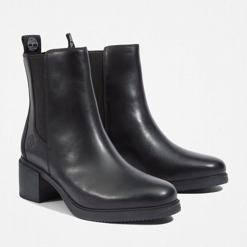 Timberland Dalston Vibe Chelsea Čizme Crne | 61901718