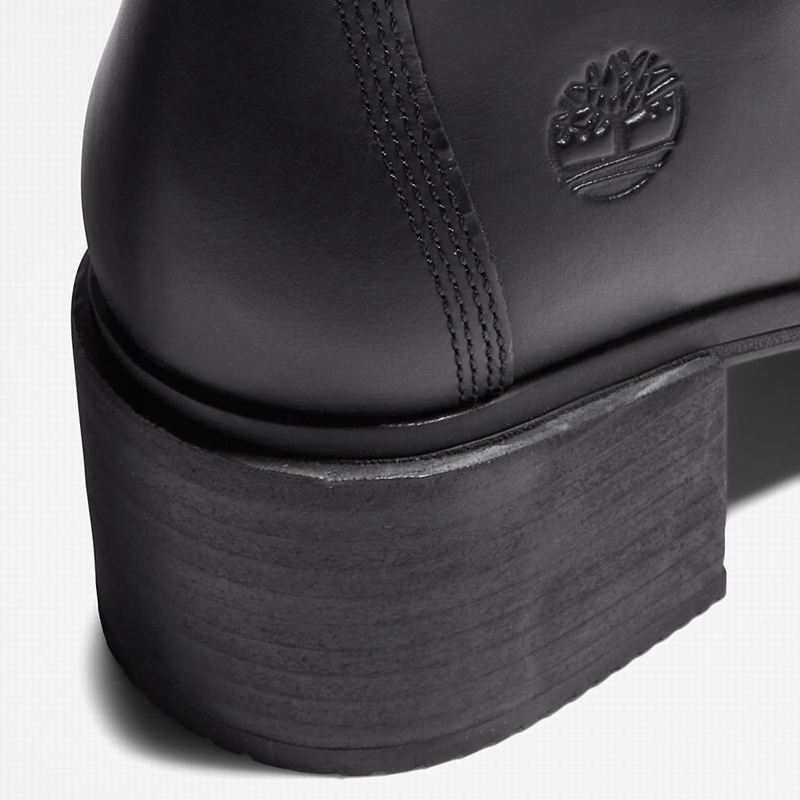Timberland Dalston Vibe Tall Visoke Čizme Crne | 28319166