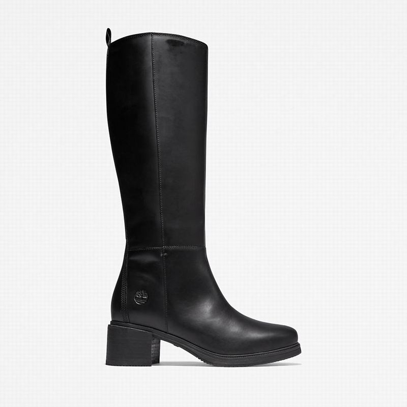 Timberland Dalston Vibe Tall Visoke Čizme Crne | 28319166
