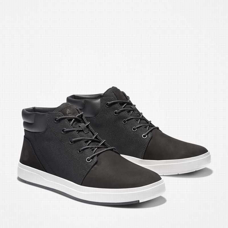 Timberland Davis Square Chukka Čizme Bijele | 75070226