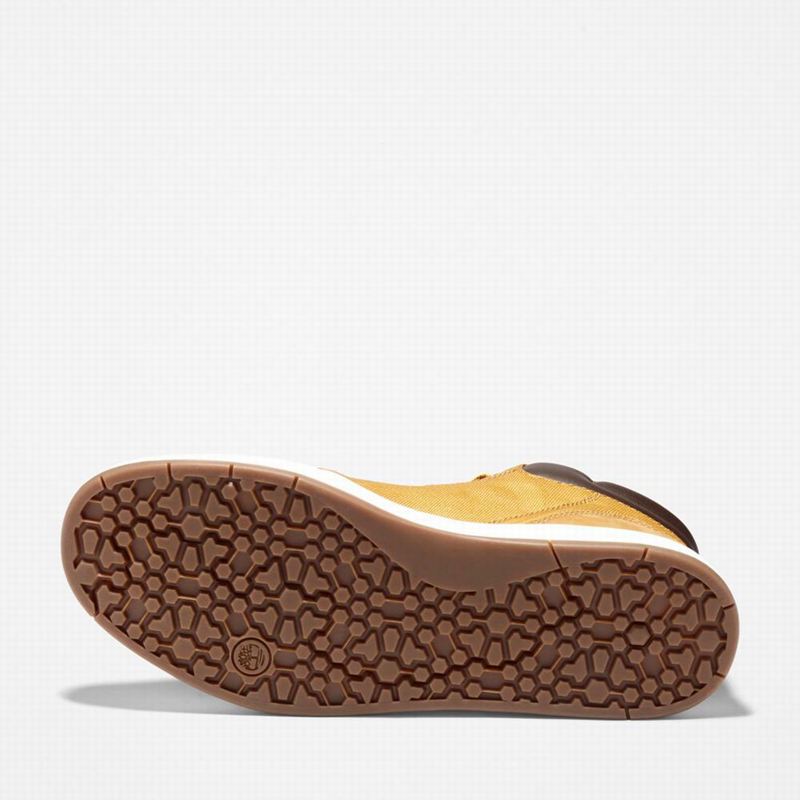 Timberland Davis Square Koža/Fabric Chukka Čizme Smeđe | 39355801