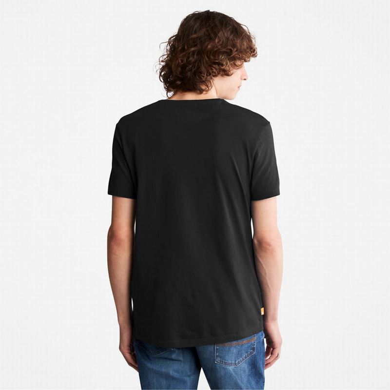 Timberland Dotted Tree-logo Majice Crne | 39589655