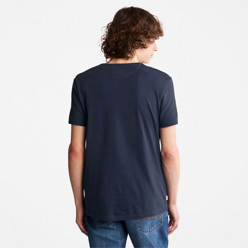 Timberland Dotted Tree-logo Majice Tamnoplave | 66369589