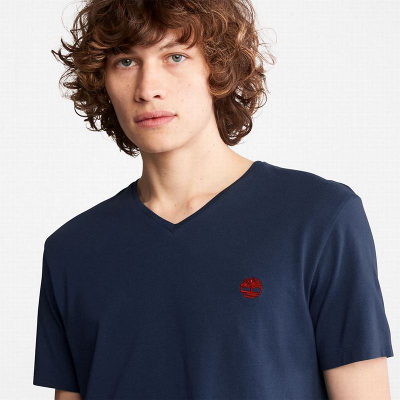 Timberland Dotted Tree-logo Majice Tamnoplave | 66369589