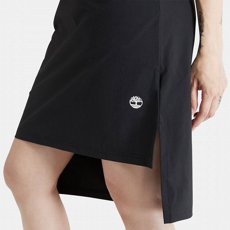 Timberland Drawstring T-Shirt Haljine Crne | 40578296
