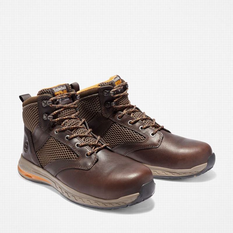 Timberland Drivetrain Composite Toe Radne Čizme Smeđe | 55861528