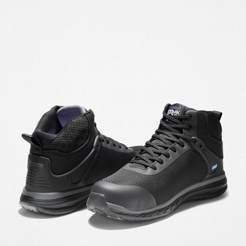 Timberland Drivetrain Composite Toe Radne Čizme Crne | 71891851
